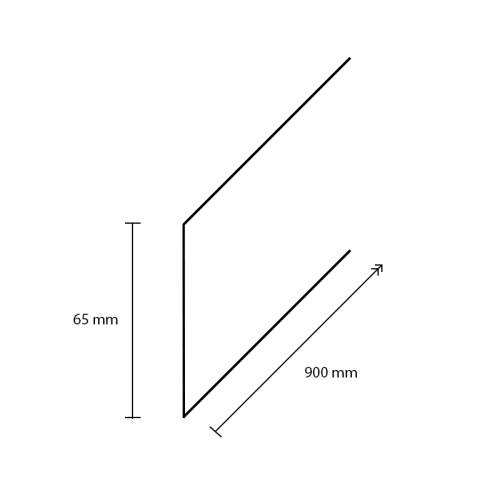 Kantenband heractiveerbare lijm Licht Beton