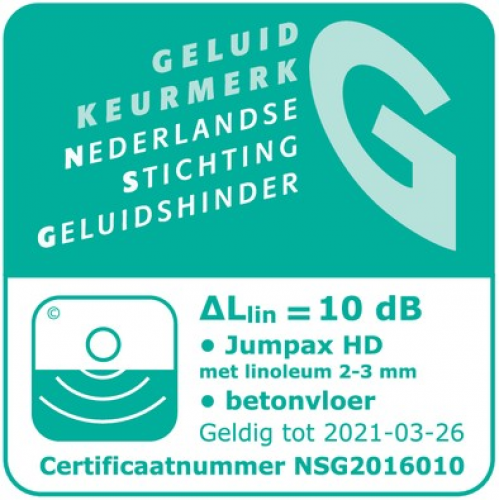 Jumpax HD ondervloer 10 mm